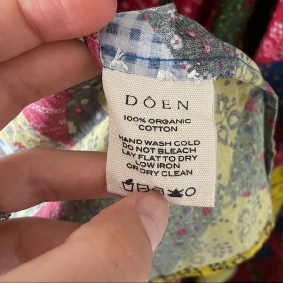 Doen Nicolette Dress in Countryside Patchwork Print - Picture 11 of 12